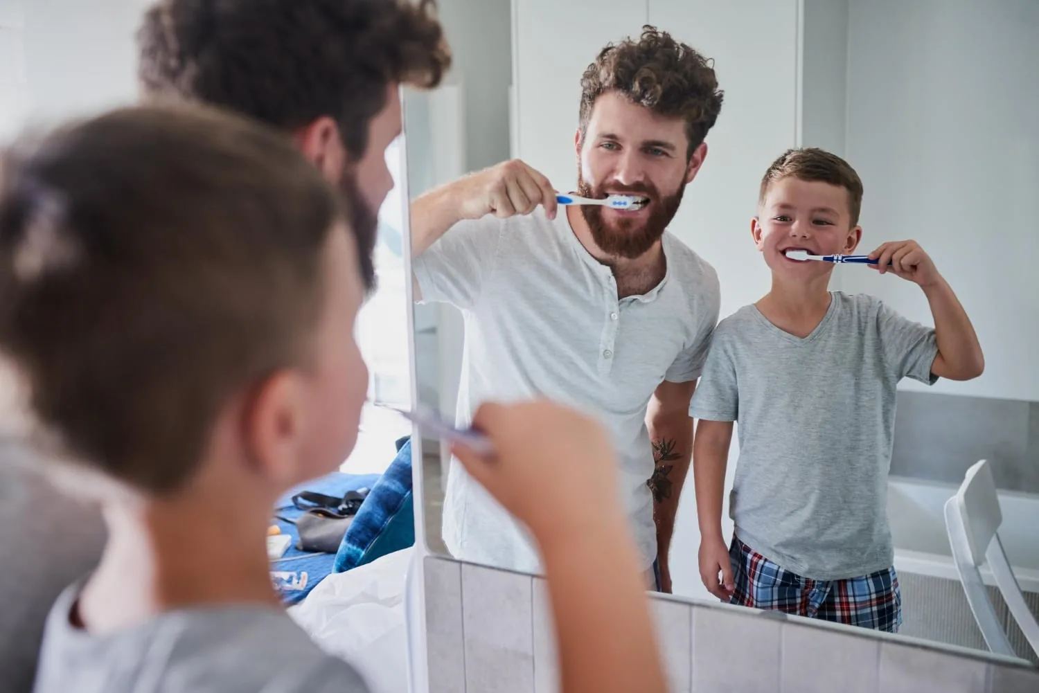 Illustration for How to Build a Daily Brushing Routine That Works for Busy Families.
