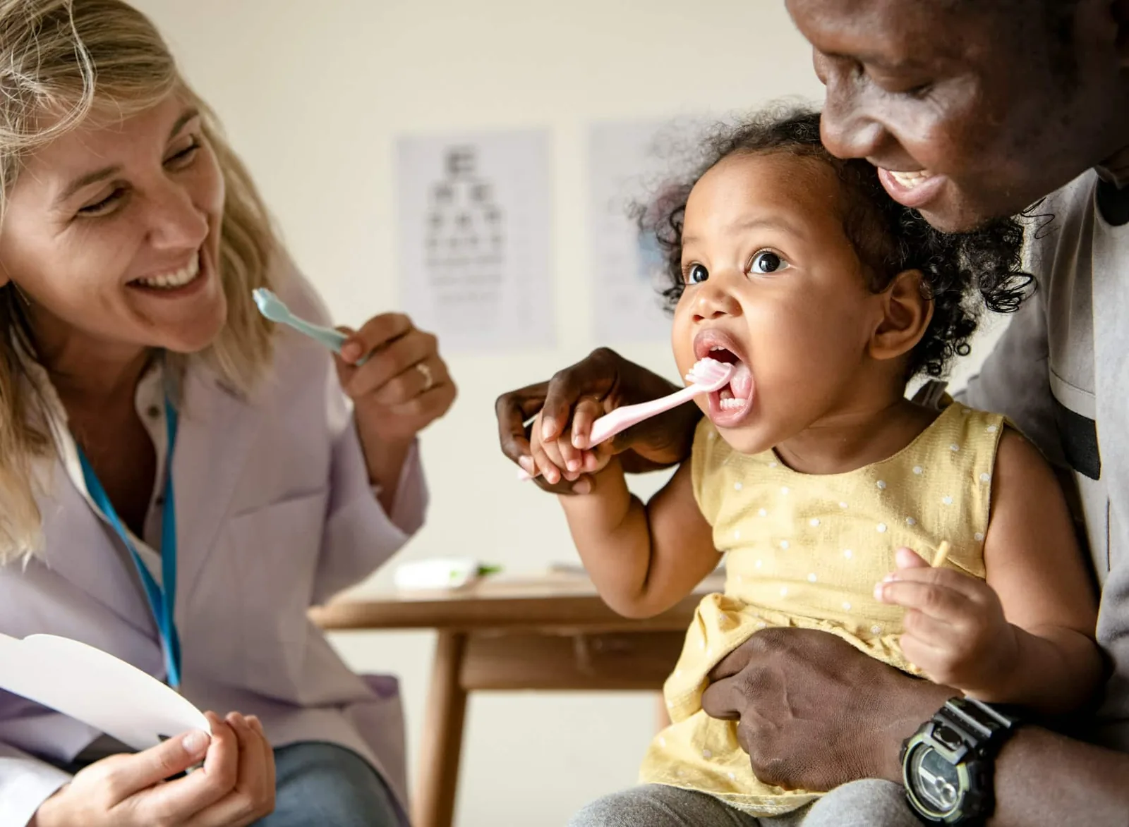 Illustration for How to Help a Toddler Stop Fearing the Dentist.
