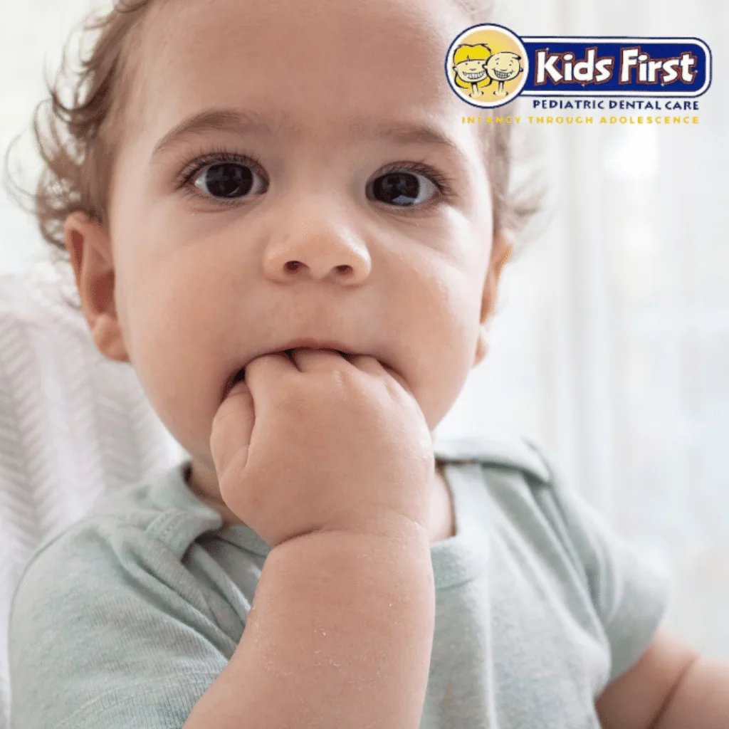 Illustration for Gentle Ways to Soothe Your Baby’s Sore Gums During Teething.
